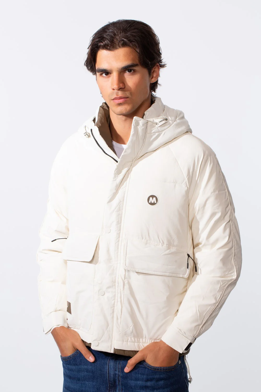 Men's Urban Hooded Waterproof Essential Long Sleeve Jacket - Image 5
