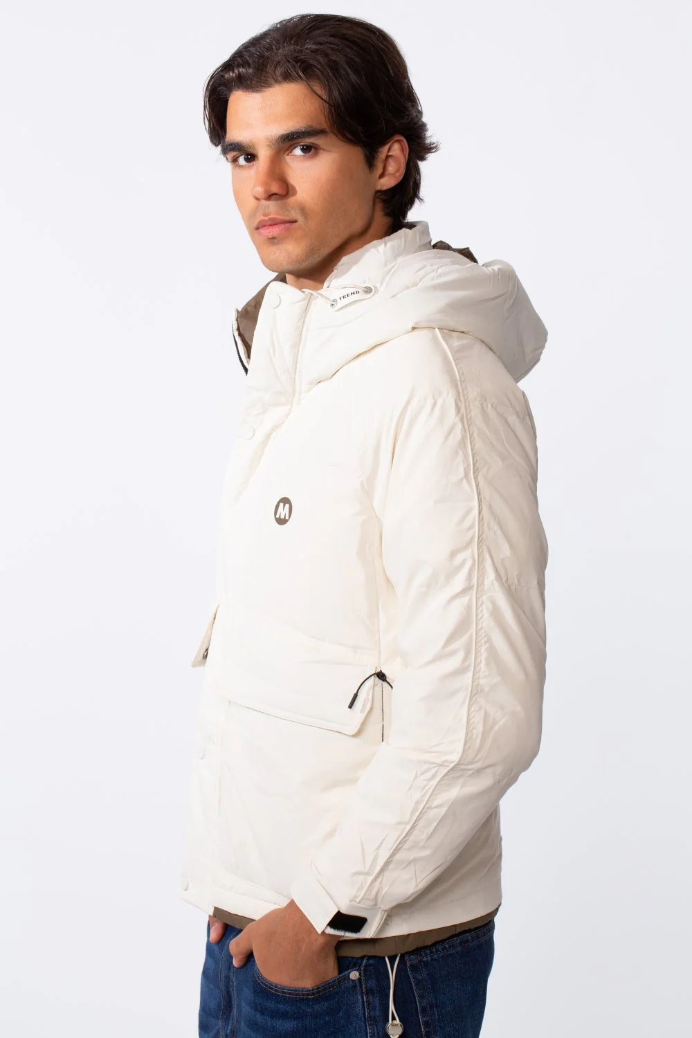 Men's Urban Hooded Waterproof Essential Long Sleeve Jacket - Image 8