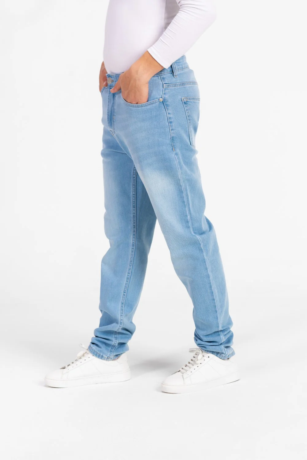 Men's Used Slim Fit Five Pocket Jeans Pants - Image 12