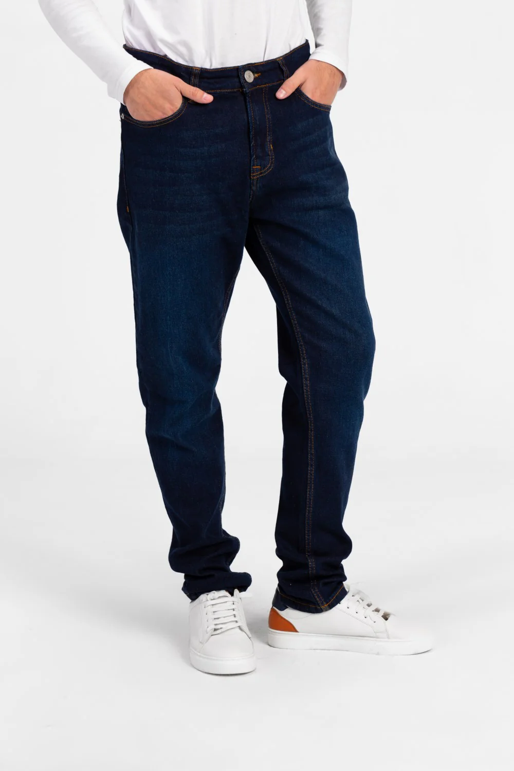 Men's Used Slim Fit Five Pocket Jeans Pants - Image 7