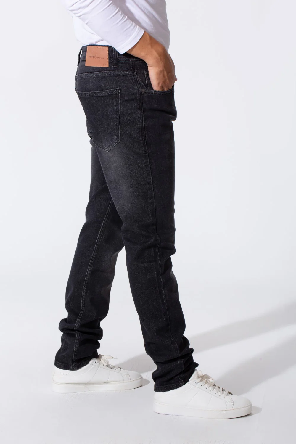 Men's Used Tomato Slim Fit Jeans Pants Trouser With Pockets - Image 3