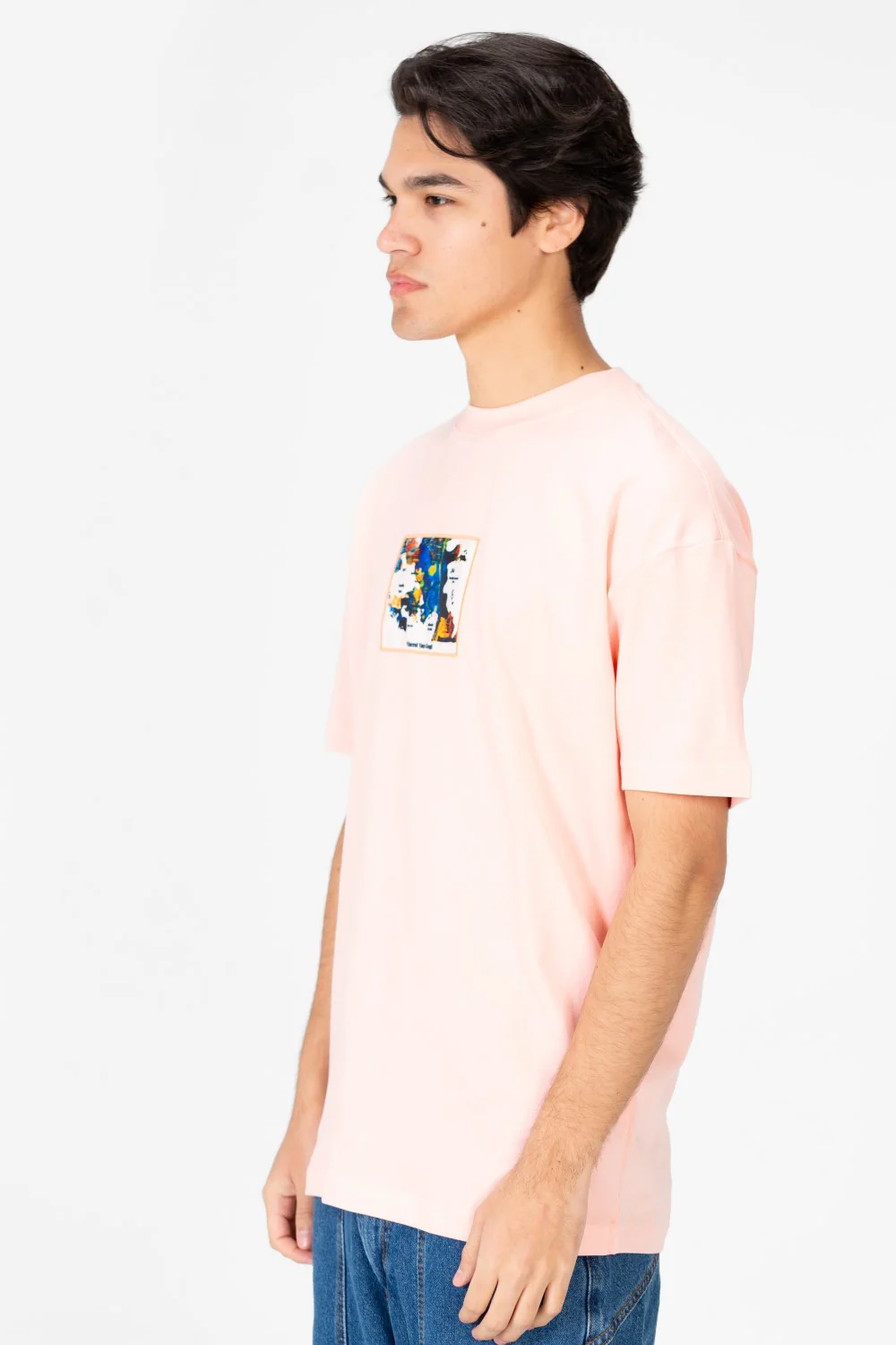 Men's Van Gogh Print Oversized Half Sleeve T-Shirt - Image 15