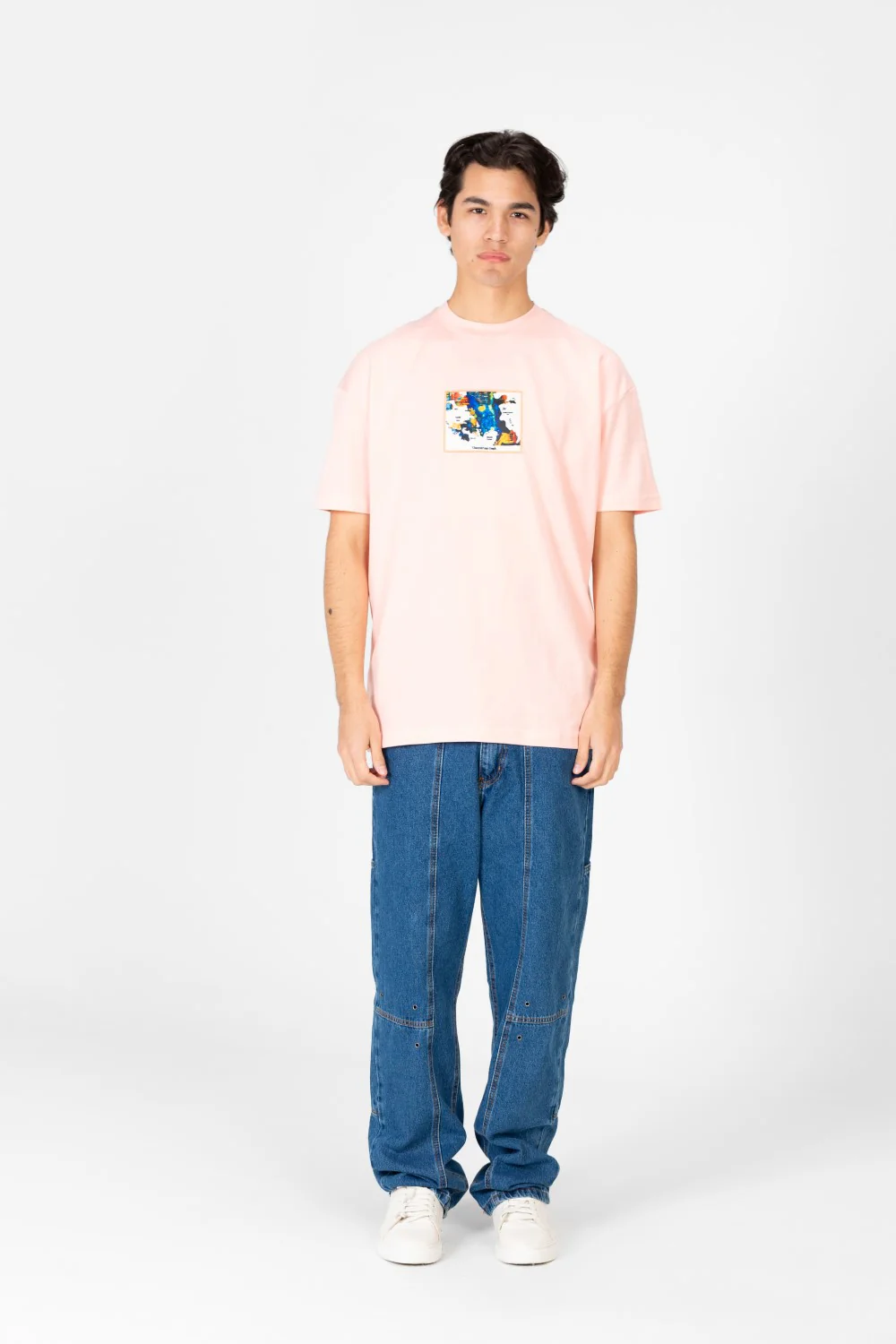 Men's Van Gogh Print Oversized Half Sleeve T-Shirt - Image 16