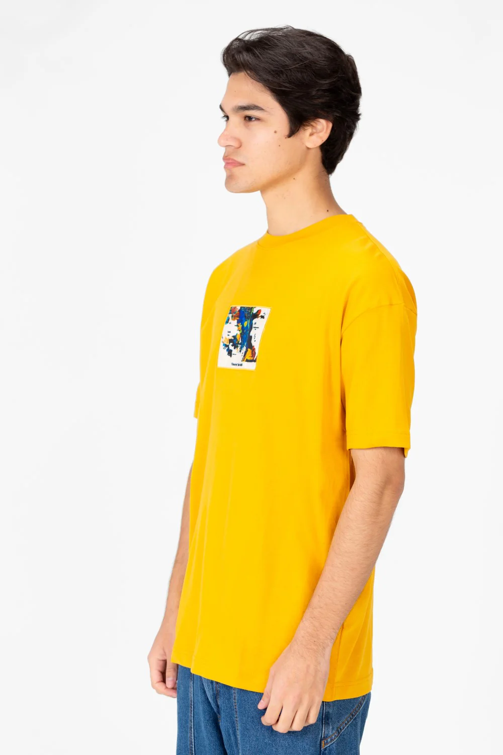 Men's Van Gogh Print Oversized Half Sleeve T-Shirt - Image 19