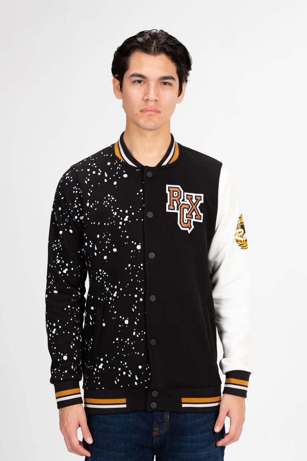 Men's Varsity Baseball Printed Crew Neck Sweatshirt - Image 5