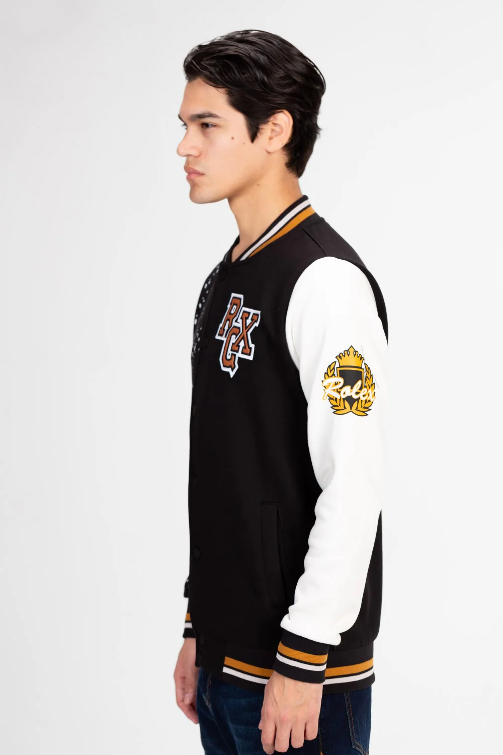 Men's Varsity Baseball Printed Crew Neck Sweatshirt - Image 7