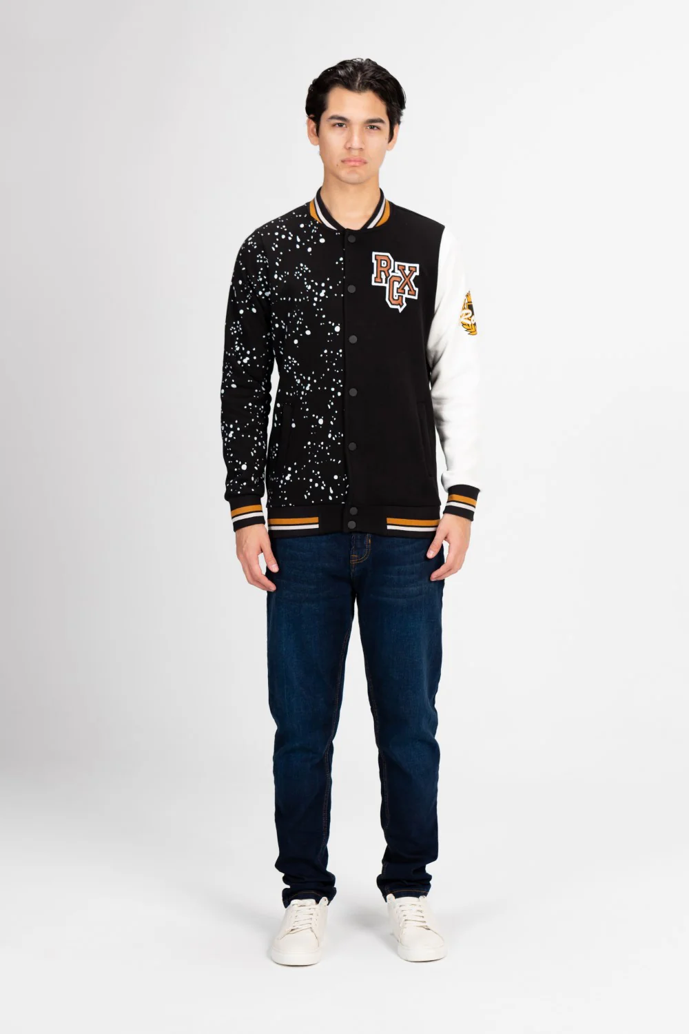 Men's Varsity Baseball Printed Crew Neck Sweatshirt - Image 8