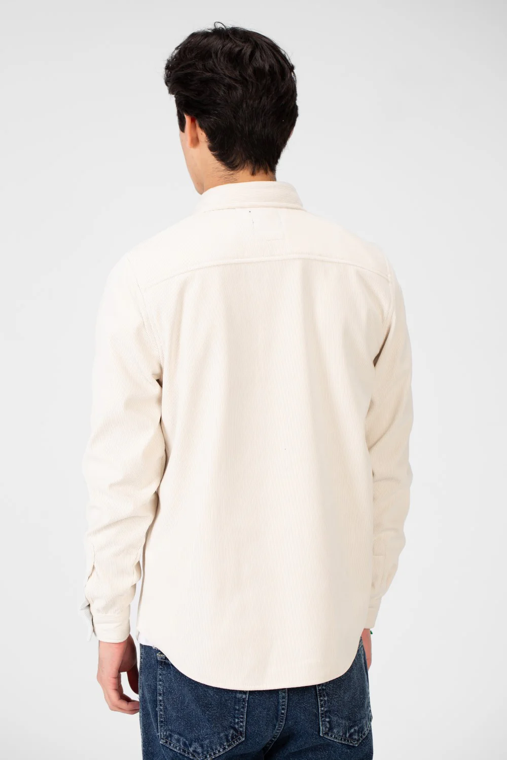 Men's Velvet Long Sleeves Shirt With Front Pockets - Image 14
