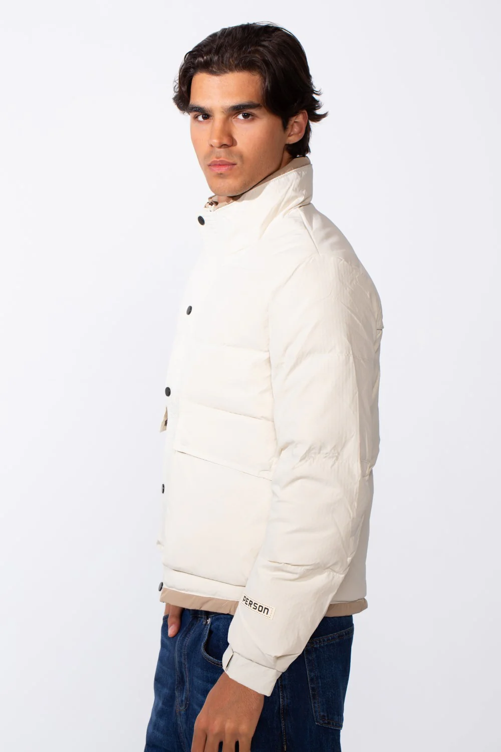 Men's Waterproof Back Text Print Long Sleeves Jacket - Image 8