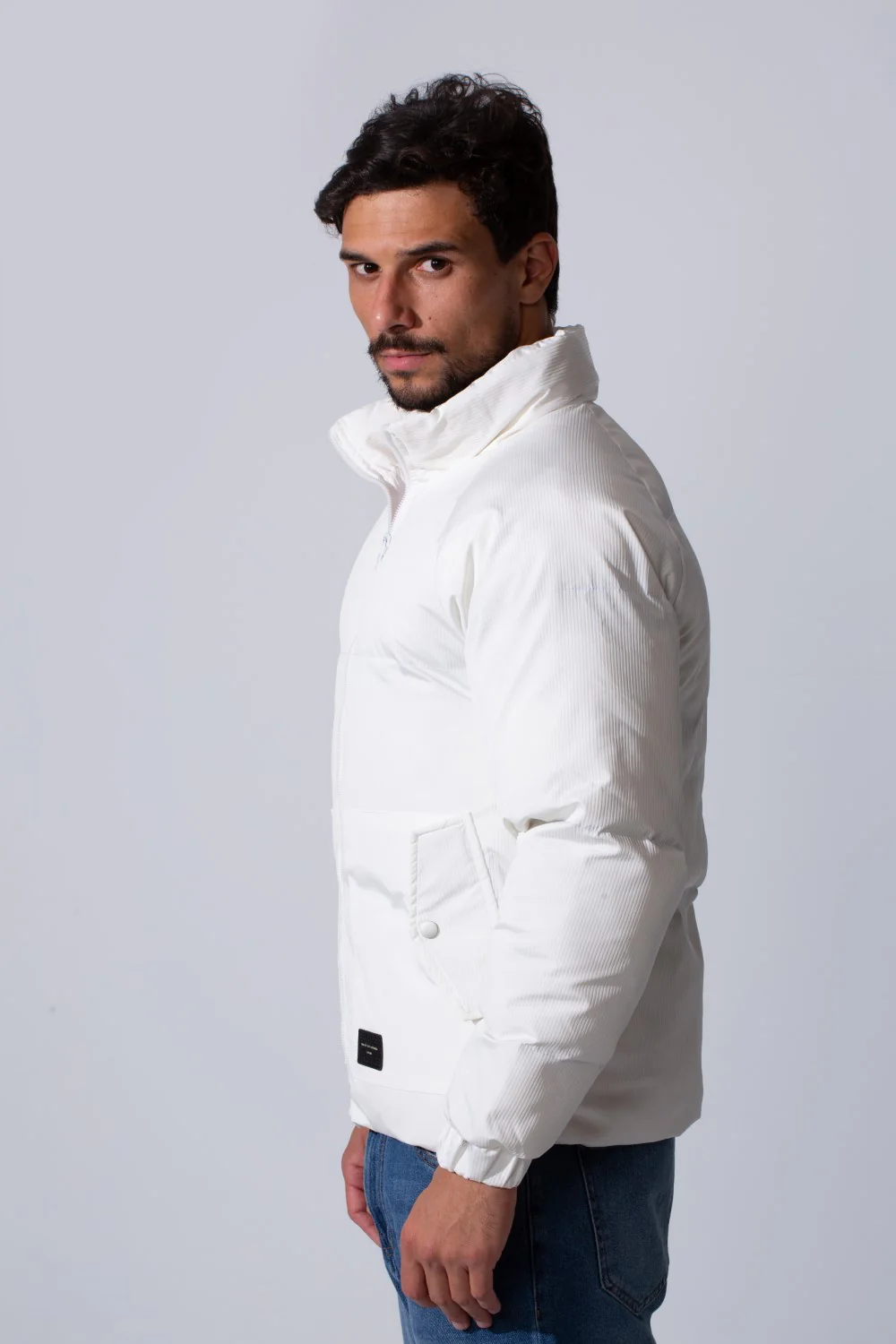 Men's Waterproof Bomber Jacket With Zipper And Long Sleeves - Image 23