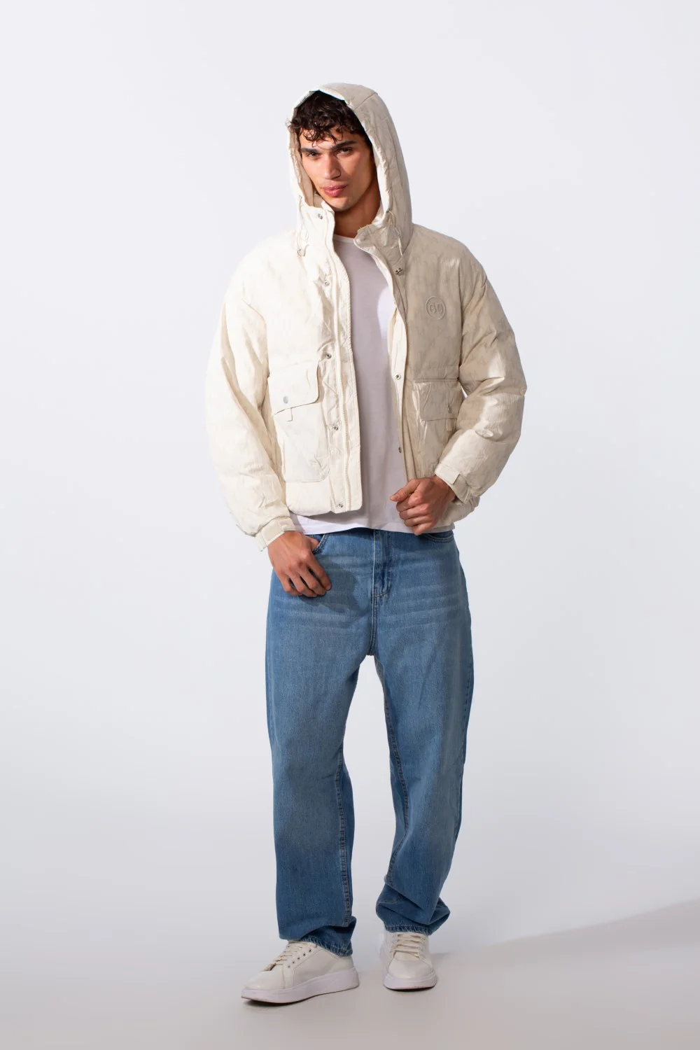 Men's Waterproof Hooded Everyday Long Sleeve Jacket - Image 3