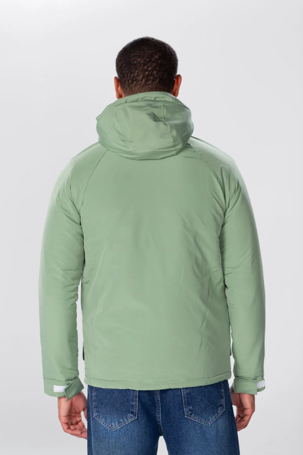 Men's Waterproof Hooded Jacket With Front Pockets - Image 10