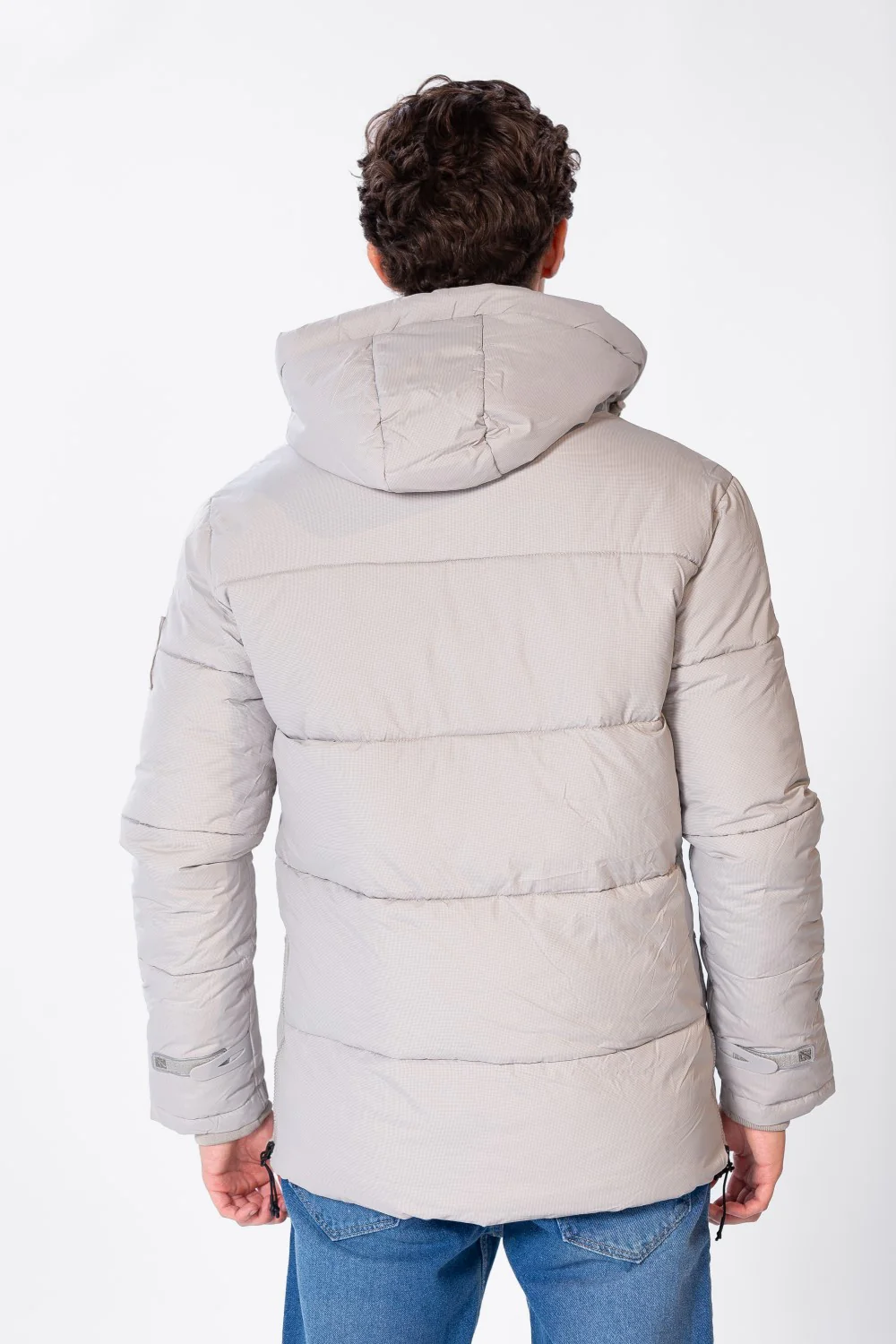 Men's Waterproof Puffer Jacket With Front Pockets - Image 8