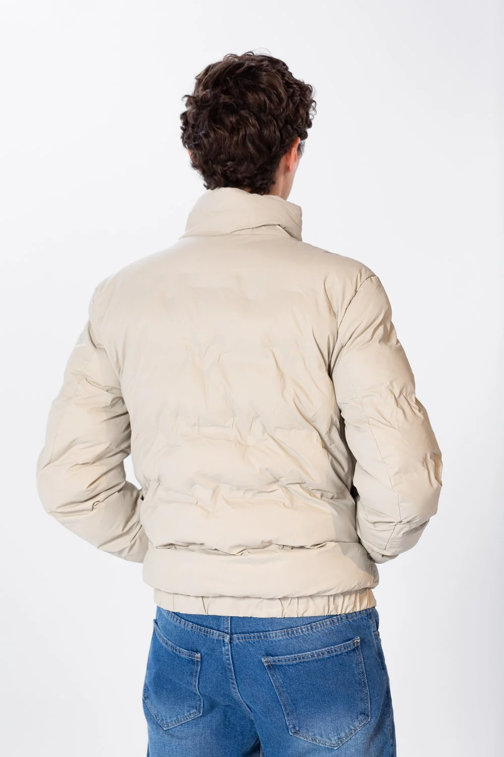Men's Waterproof Puffer Jacket With Pockets And Zippers - Image 10