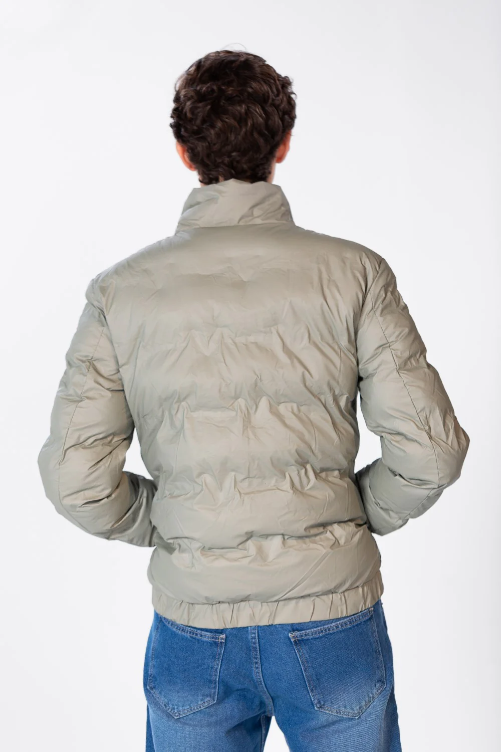 Men's Waterproof Puffer Jacket With Pockets And Zippers - Image 6