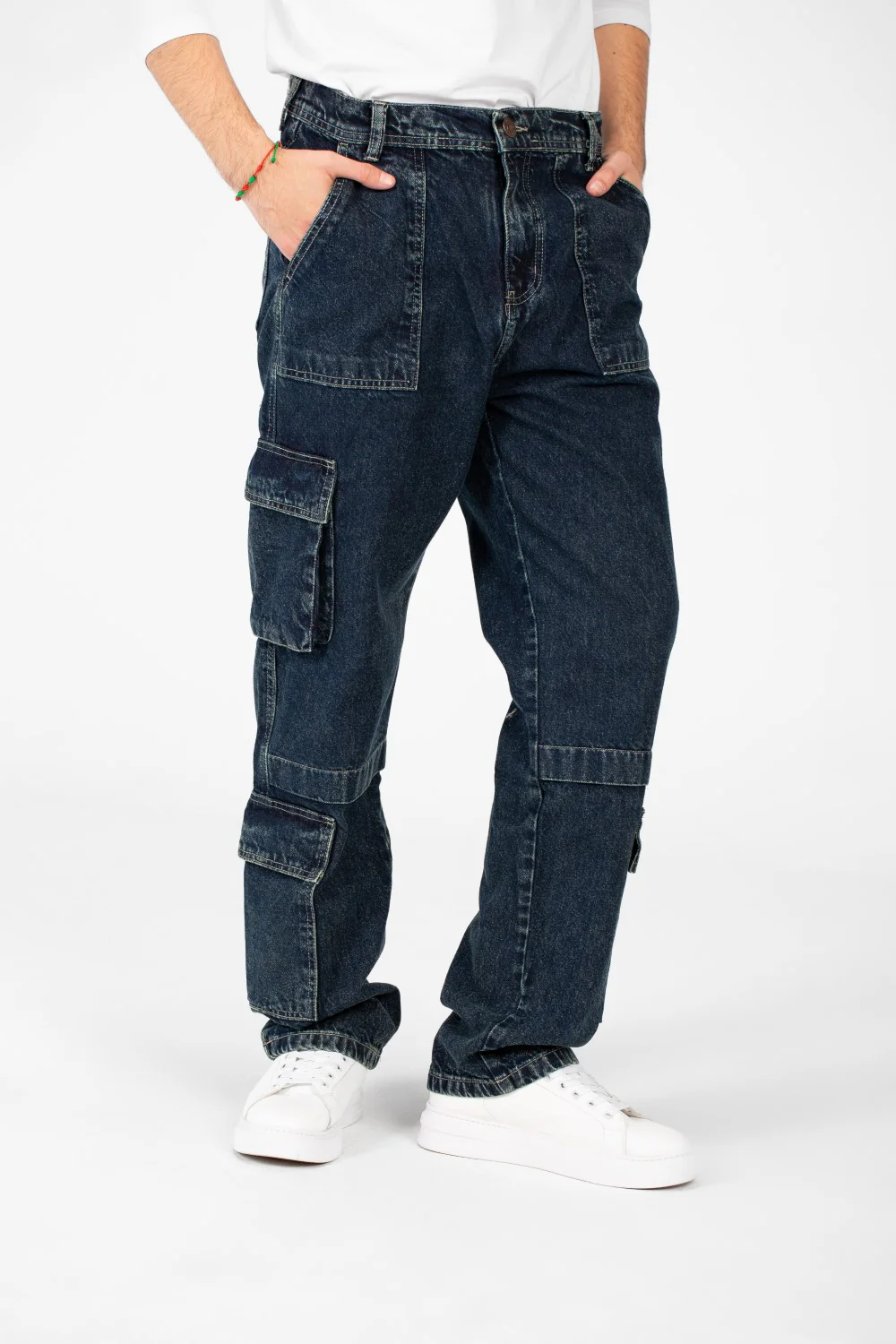 Men's Wide Leg Jeans Pants With A Unique Modern Cut - Image 5