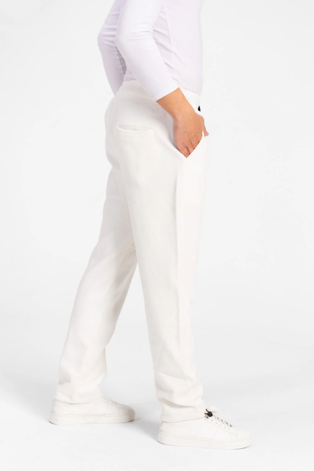 Men's Wide Leg Modern Sweatpants - Image 11
