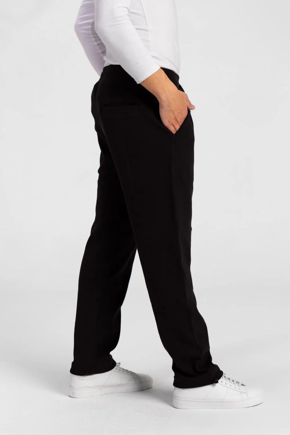Men's Wide Leg Modern Sweatpants - Image 3