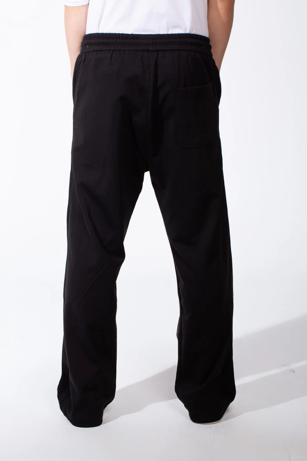 Men's Wide Leg Sweatpants Double Needle Side Seams In-Seam Side Pockets Designed - Image 6