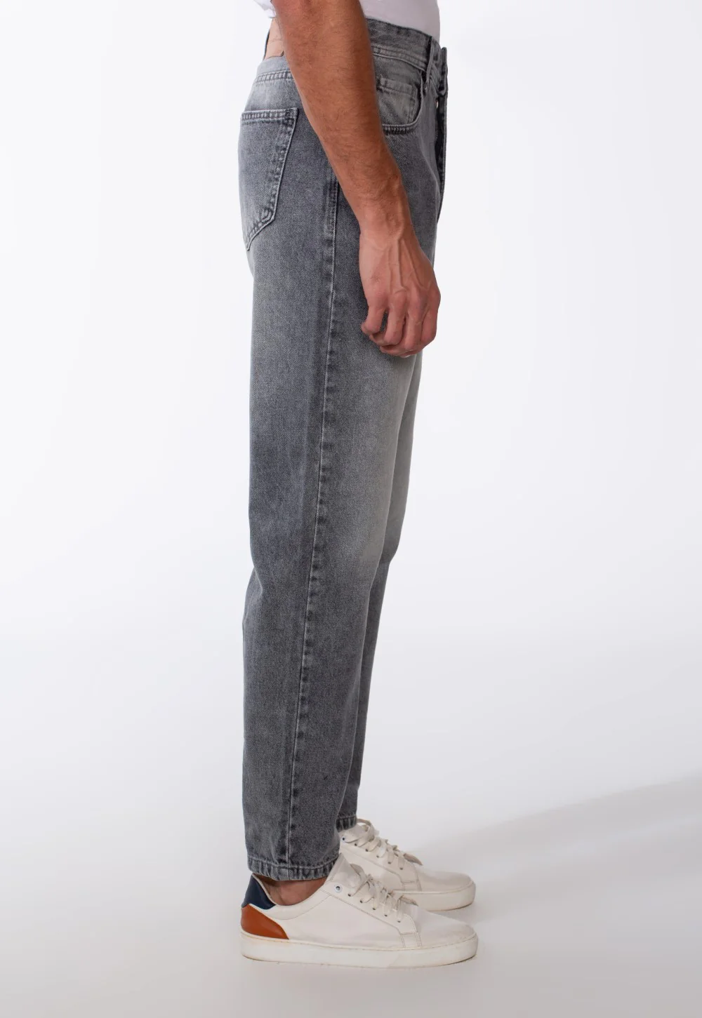 Men's Wide Leg Tomato Jeans Pants With Pockets - Image 19