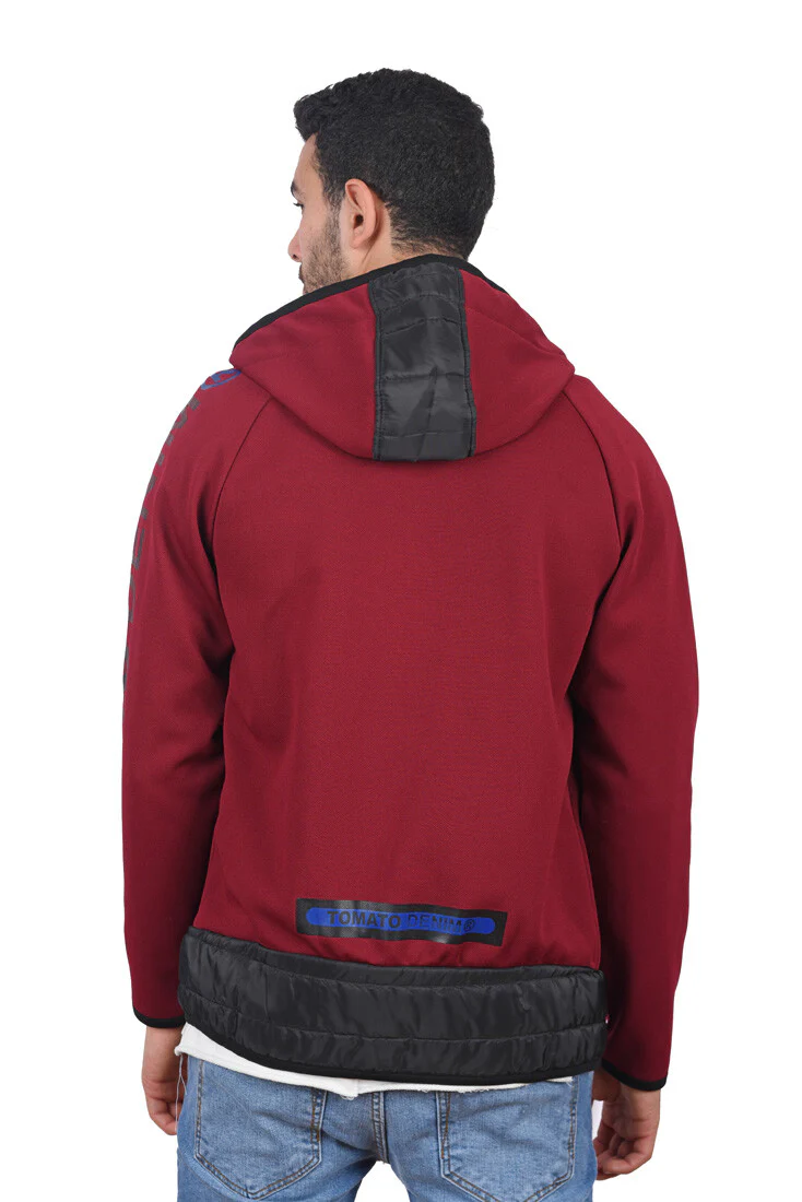 Men's Winter Hooded Padded Sweatshirt - Image 2