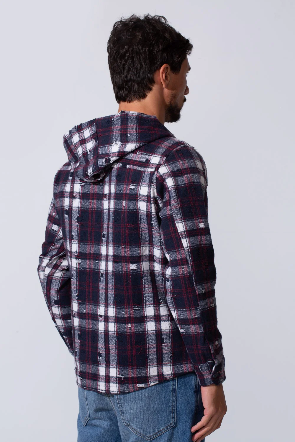 Men's Winter Padded Slim Fit Long Sleeve Shirt - Image 10