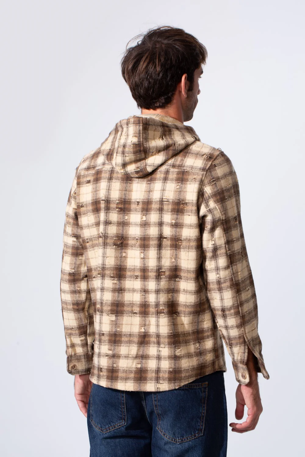 Men's Winter Padded Slim Fit Long Sleeve Shirt - Image 2