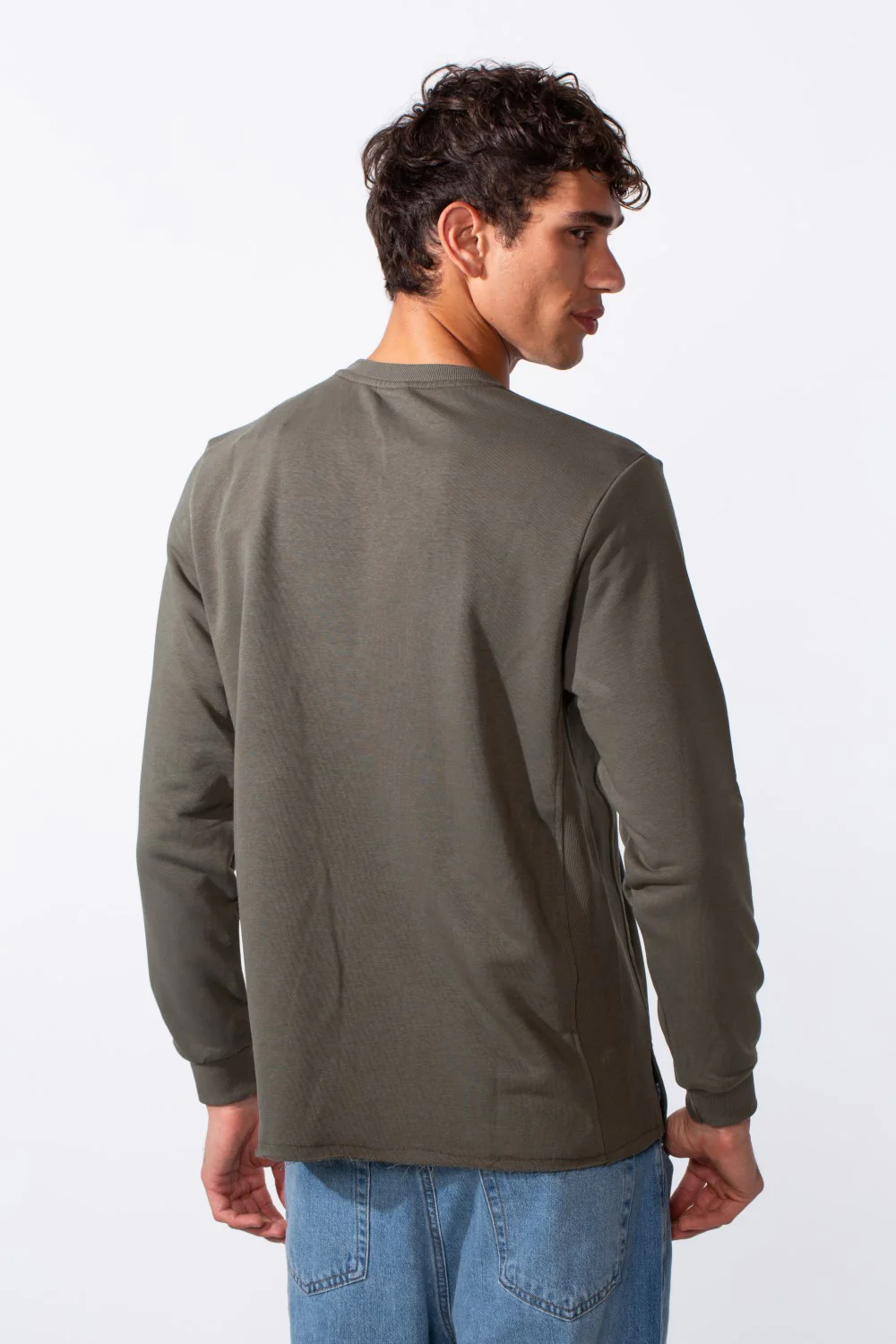 Men's Winter Slim Fit Plain Milton Long Sleeve T-Shirt - Image 10