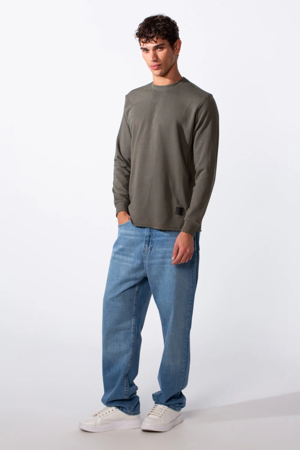 Men's Winter Slim Fit Plain Milton Long Sleeve T-Shirt - Image 11