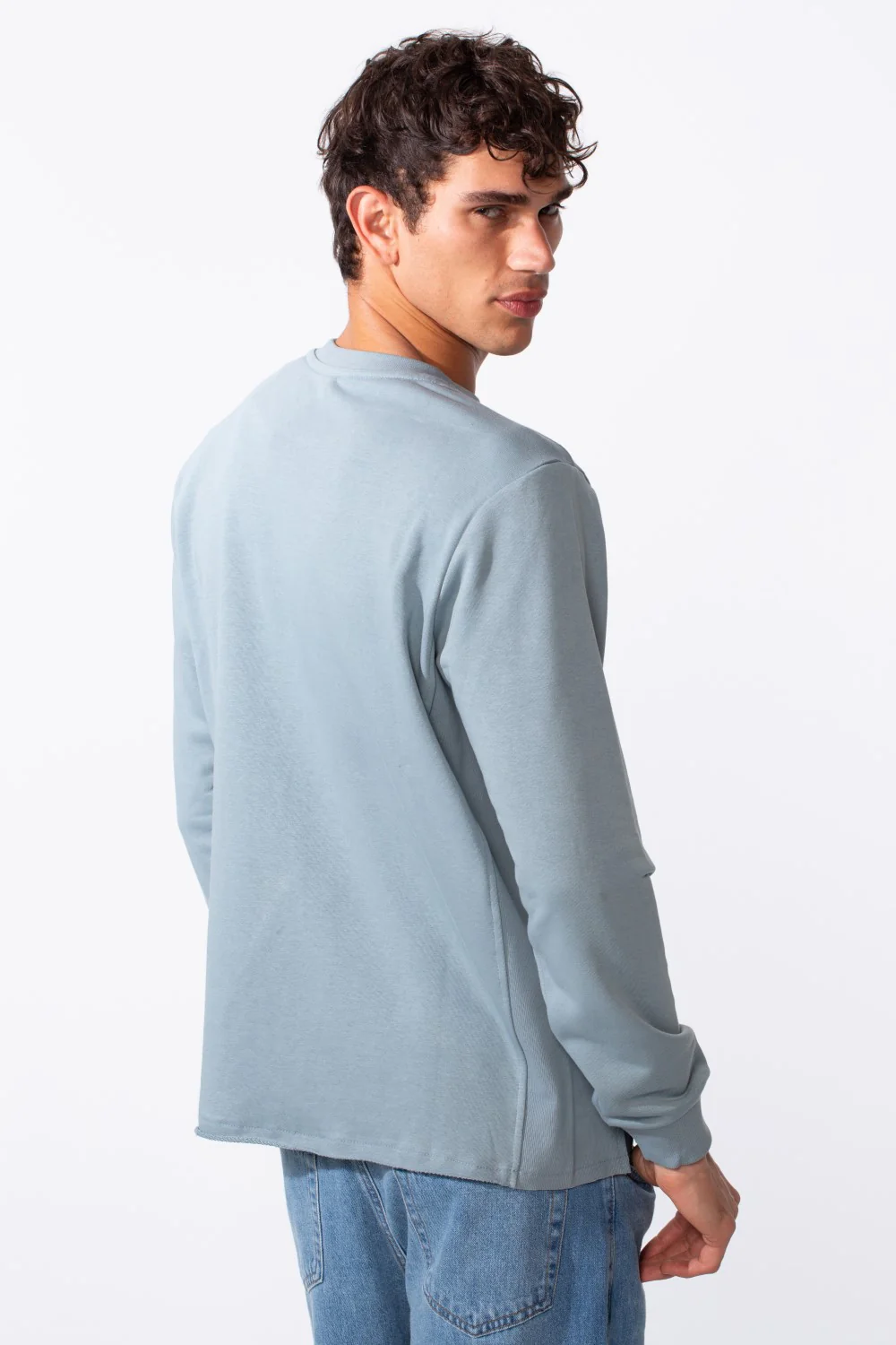 Men's Winter Slim Fit Plain Milton Long Sleeve T-Shirt - Image 14