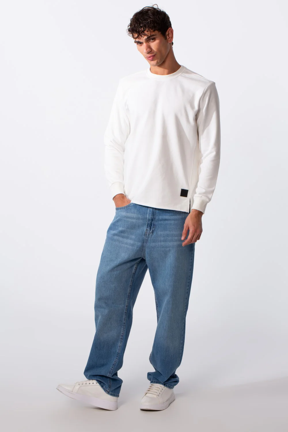 Men's Winter Slim Fit Plain Milton Long Sleeve T-Shirt - Image 19