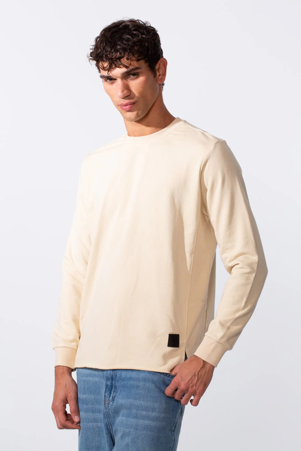 Men's Winter Slim Fit Plain Milton Long Sleeve T-Shirt - Image 5