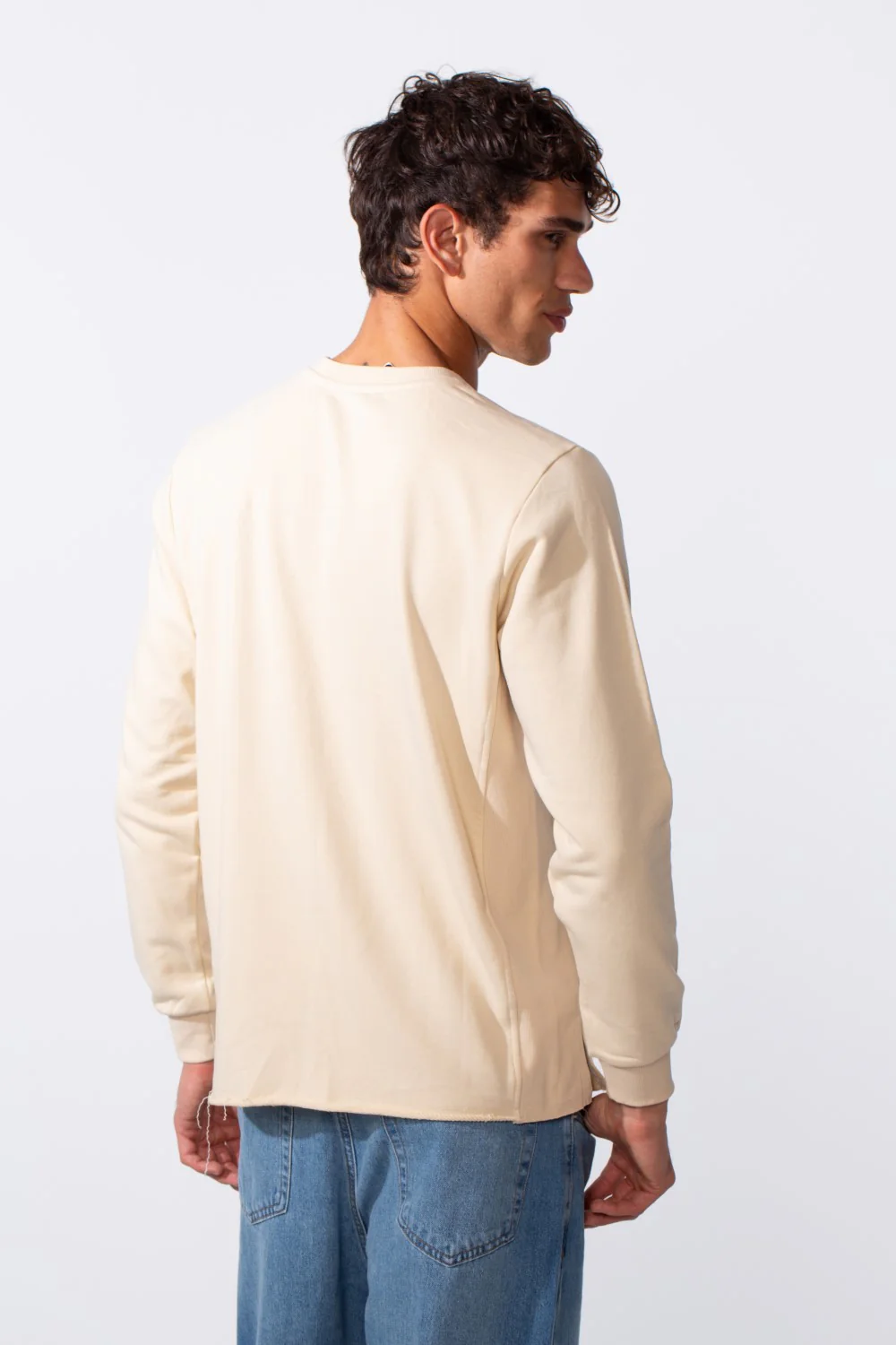 Men's Winter Slim Fit Plain Milton Long Sleeve T-Shirt - Image 6