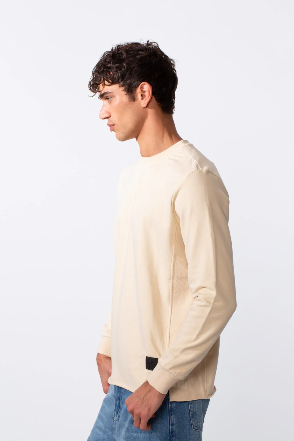 Men's Winter Slim Fit Plain Milton Long Sleeve T-Shirt - Image 8