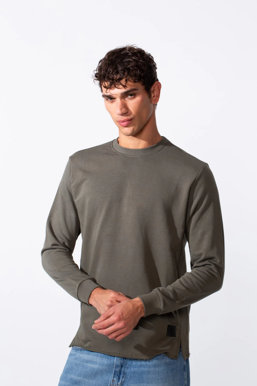 Men's Winter Slim Fit Plain Milton Long Sleeve T-Shirt - Image 9