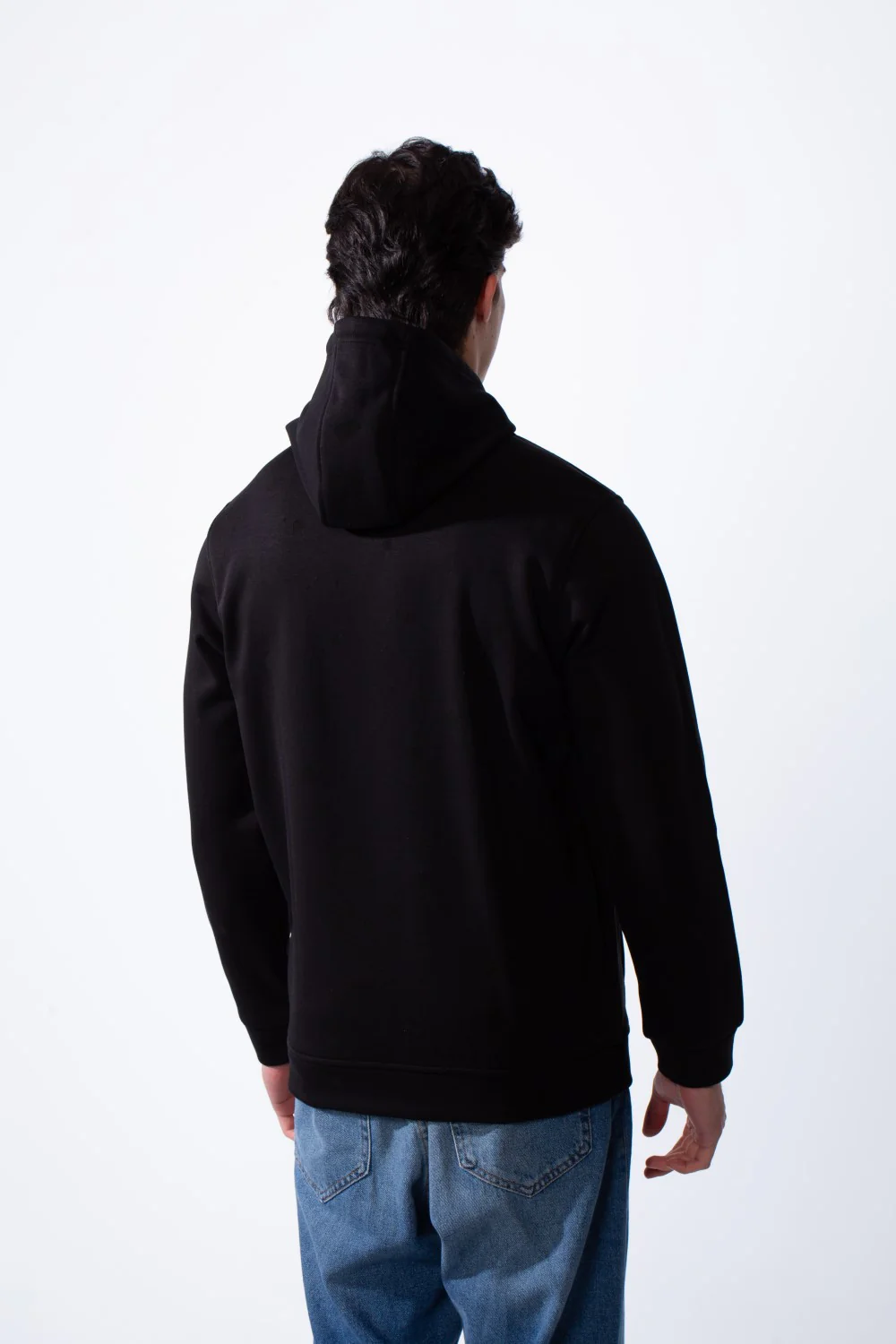 Men's Zip-Up Front Pockets Slim Fit Everyday Wear Casual Design Hood Sweatshirt - Image 10