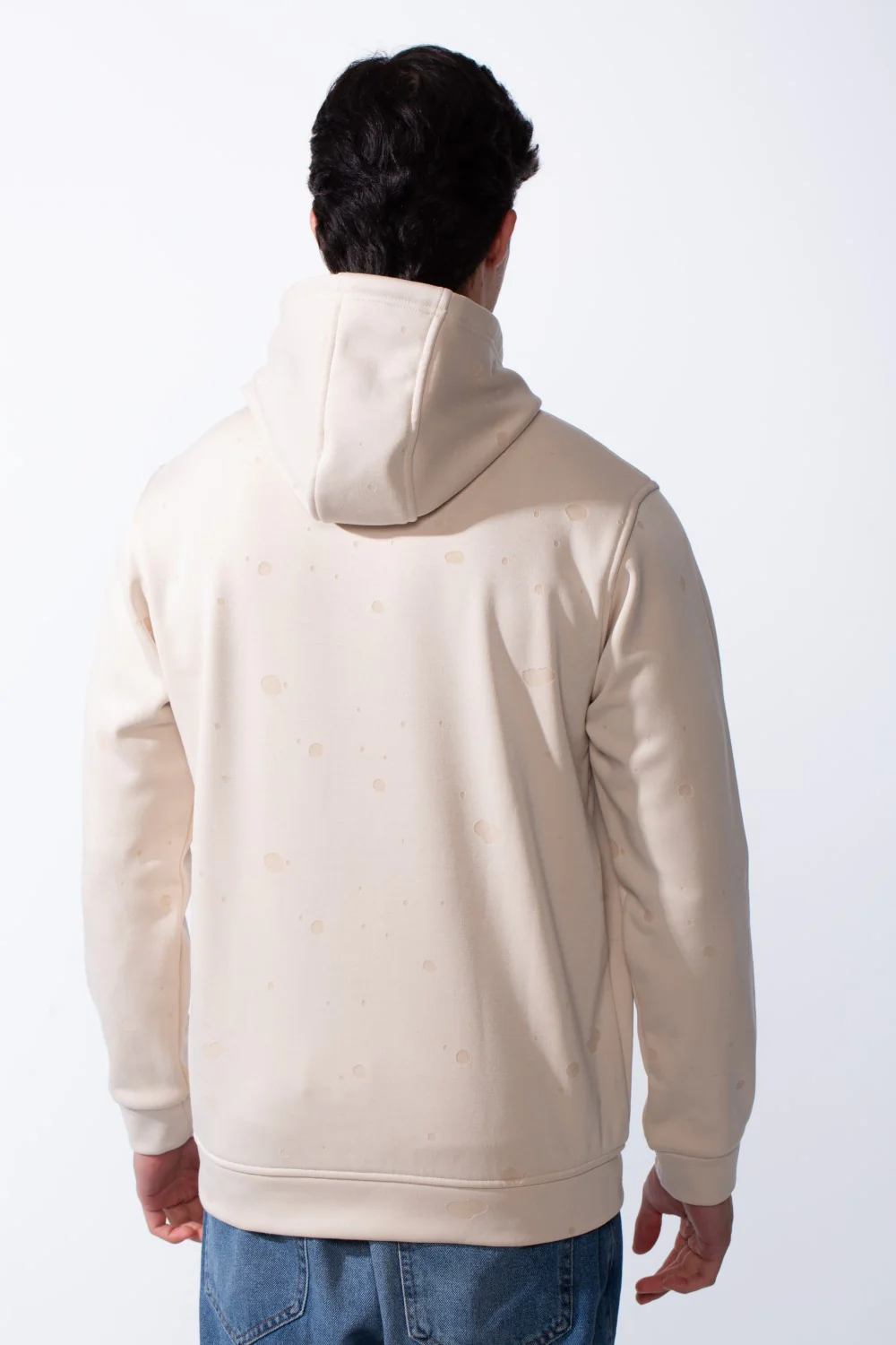 Men's Zip-Up Front Pockets Slim Fit Everyday Wear Casual Design Hood Sweatshirt - Image 6