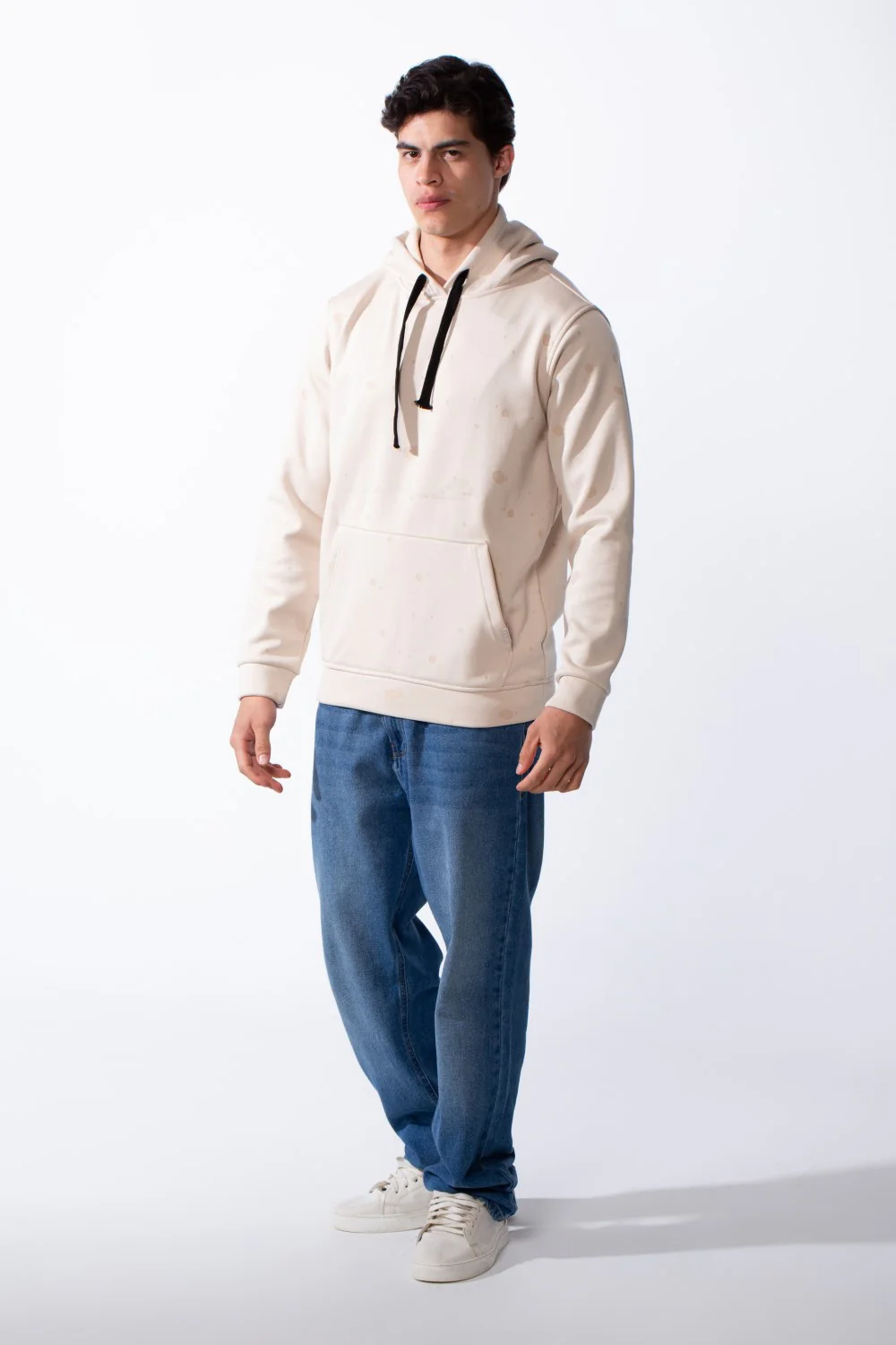 Men's Zip-Up Front Pockets Slim Fit Everyday Wear Casual Design Hood Sweatshirt - Image 7