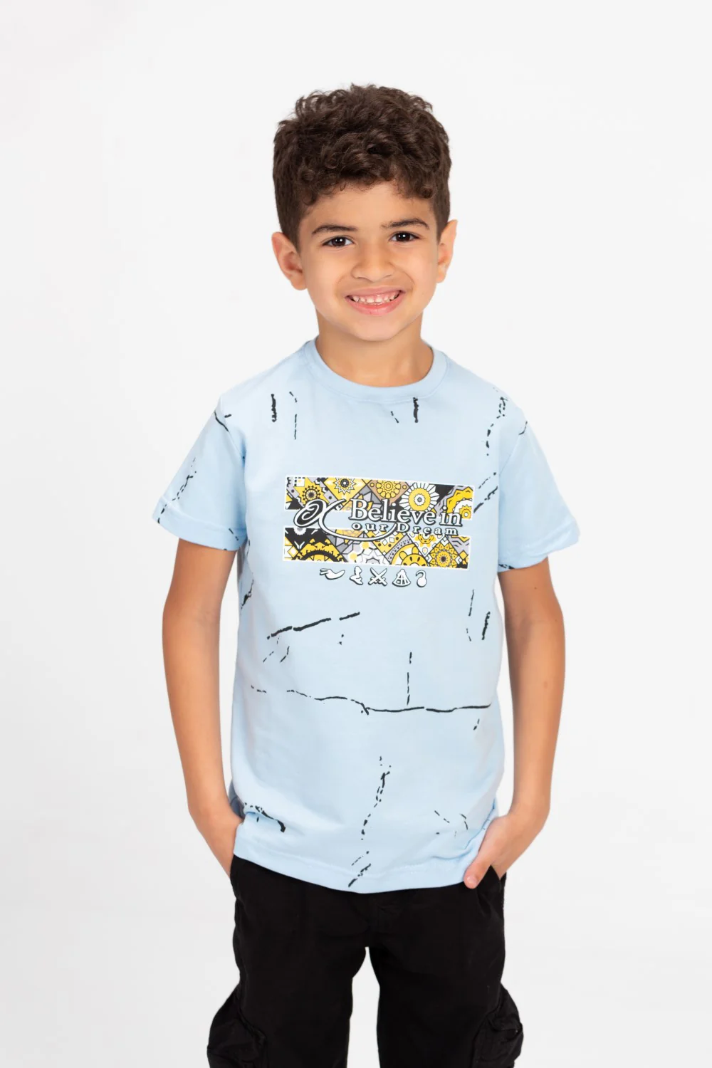 Milton Rounded Neck Printed T-Shirt - Image 5