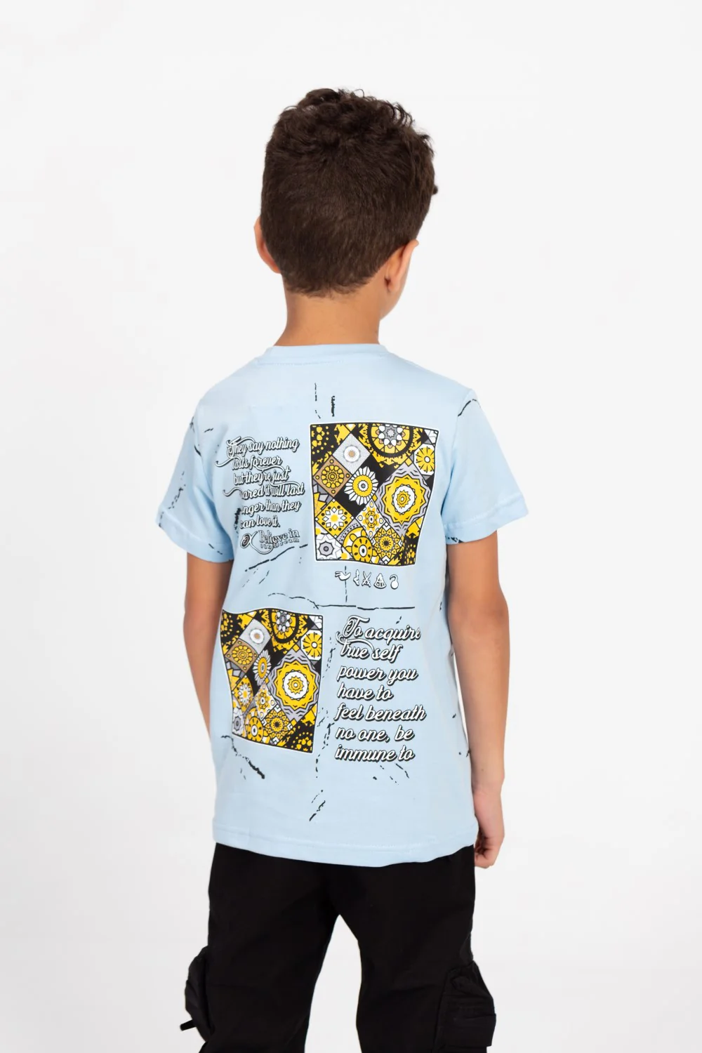 Milton Rounded Neck Printed T-Shirt - Image 6