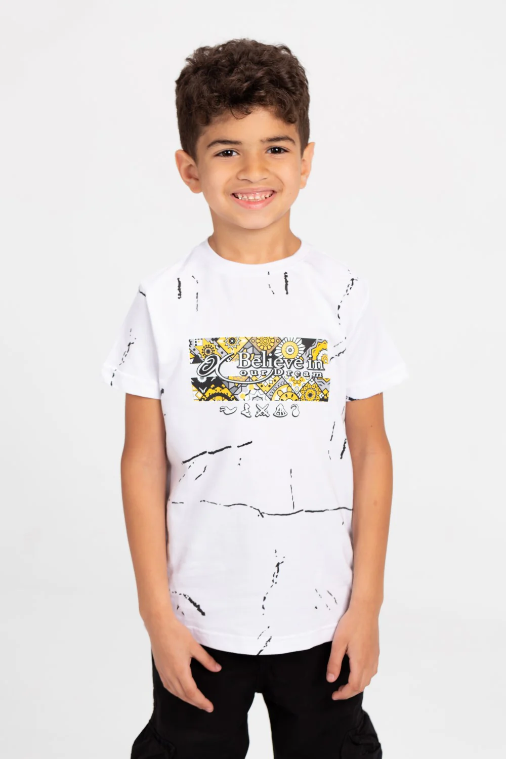 Milton Rounded Neck Printed T-Shirt - Image 9