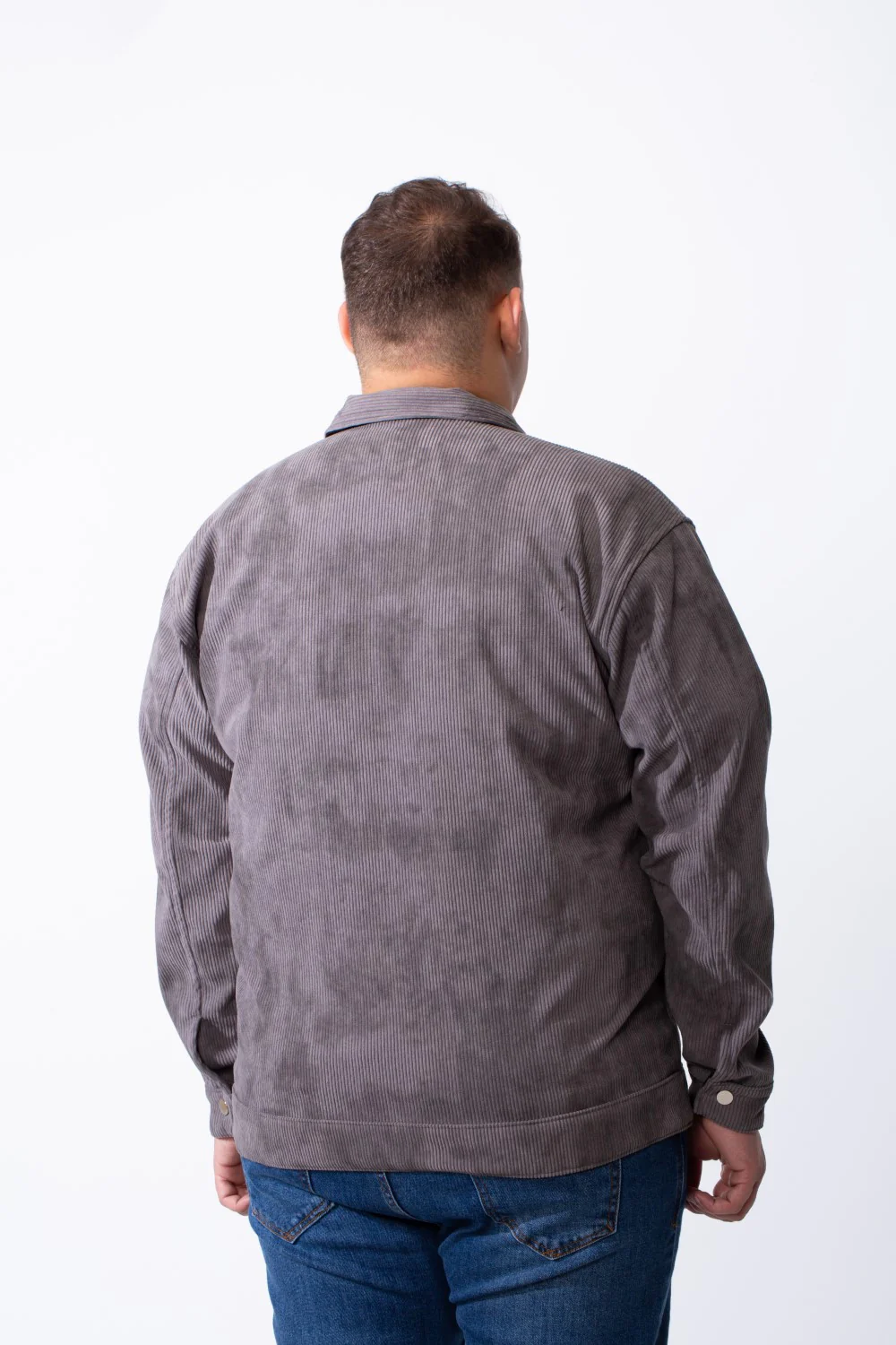 Men's Classic Neck With Marble Pattern Flap Closure Chest Pockets Textured Ripped Fabric Tomato Store Big Size Slim Fit Jacket - Image 14