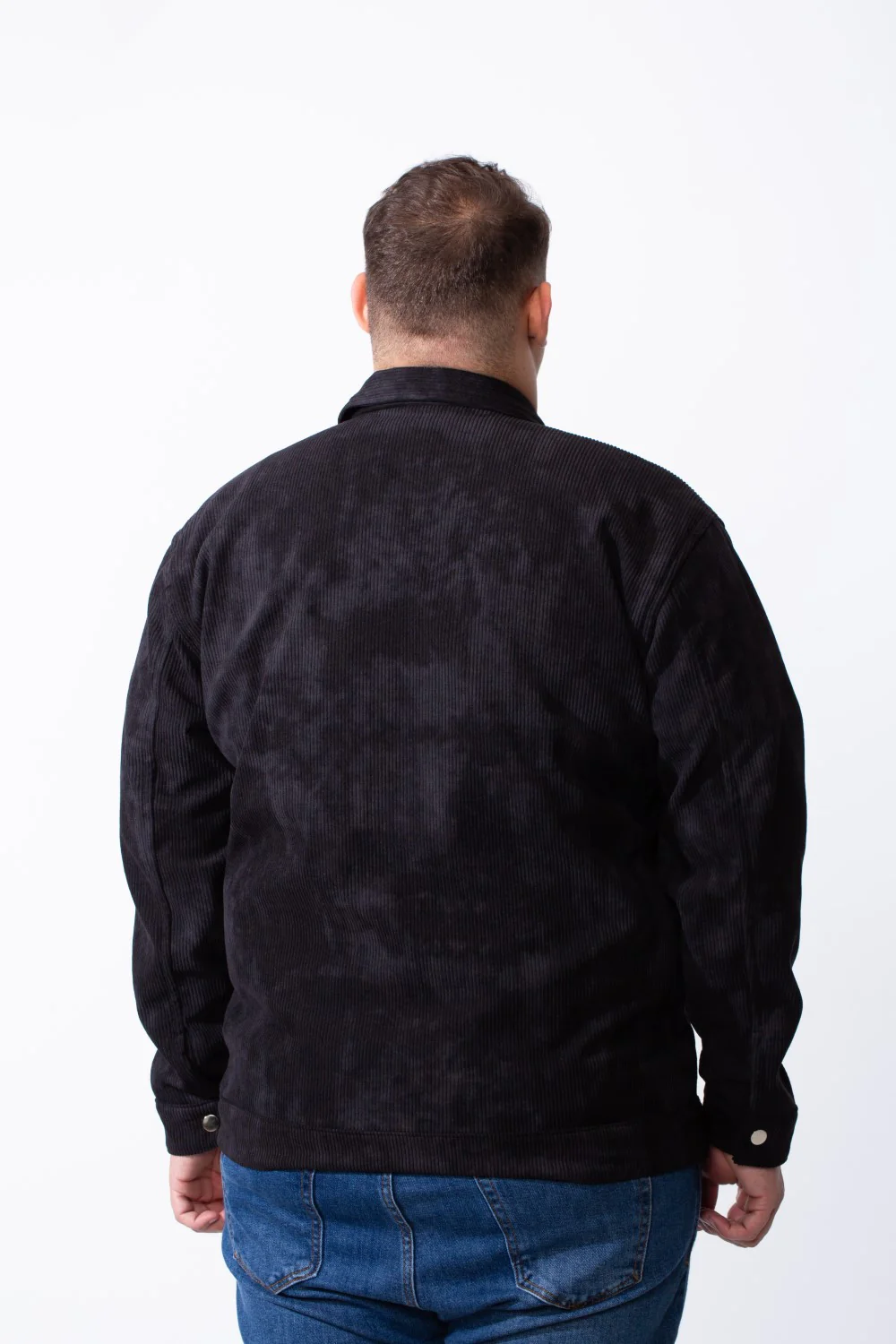Men's Classic Neck With Marble Pattern Flap Closure Chest Pockets Textured Ripped Fabric Tomato Store Big Size Slim Fit Jacket - Image 6