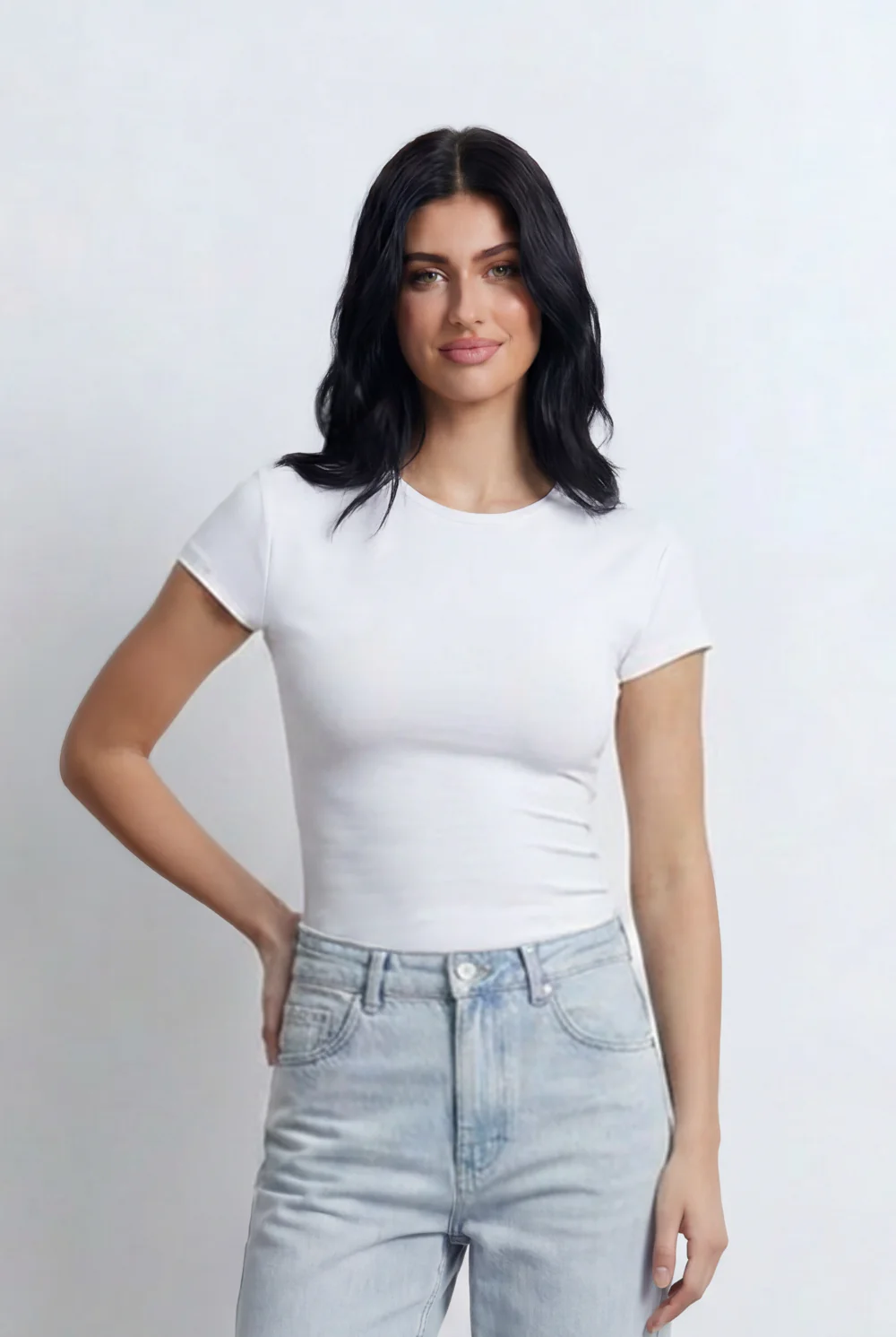 Women’s Tomato Store Classic Crew Neck Short Sleeve Basic Top T-Shirt - Image 17