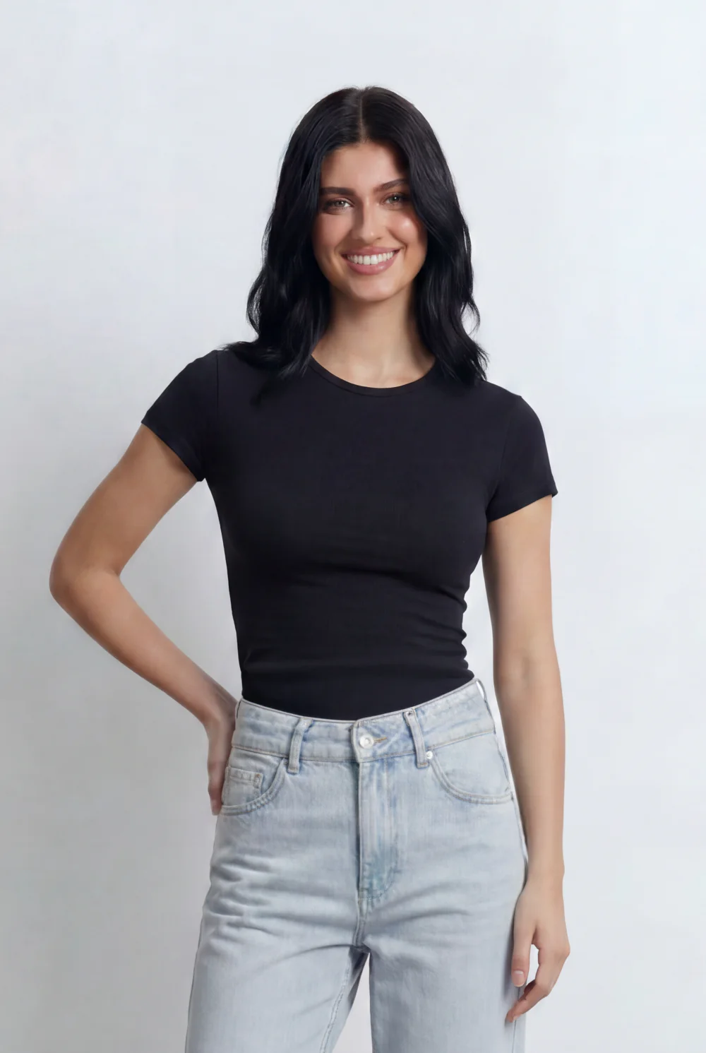 Women’s Tomato Store Classic Crew Neck Short Sleeve Basic Top T-Shirt - Image 5