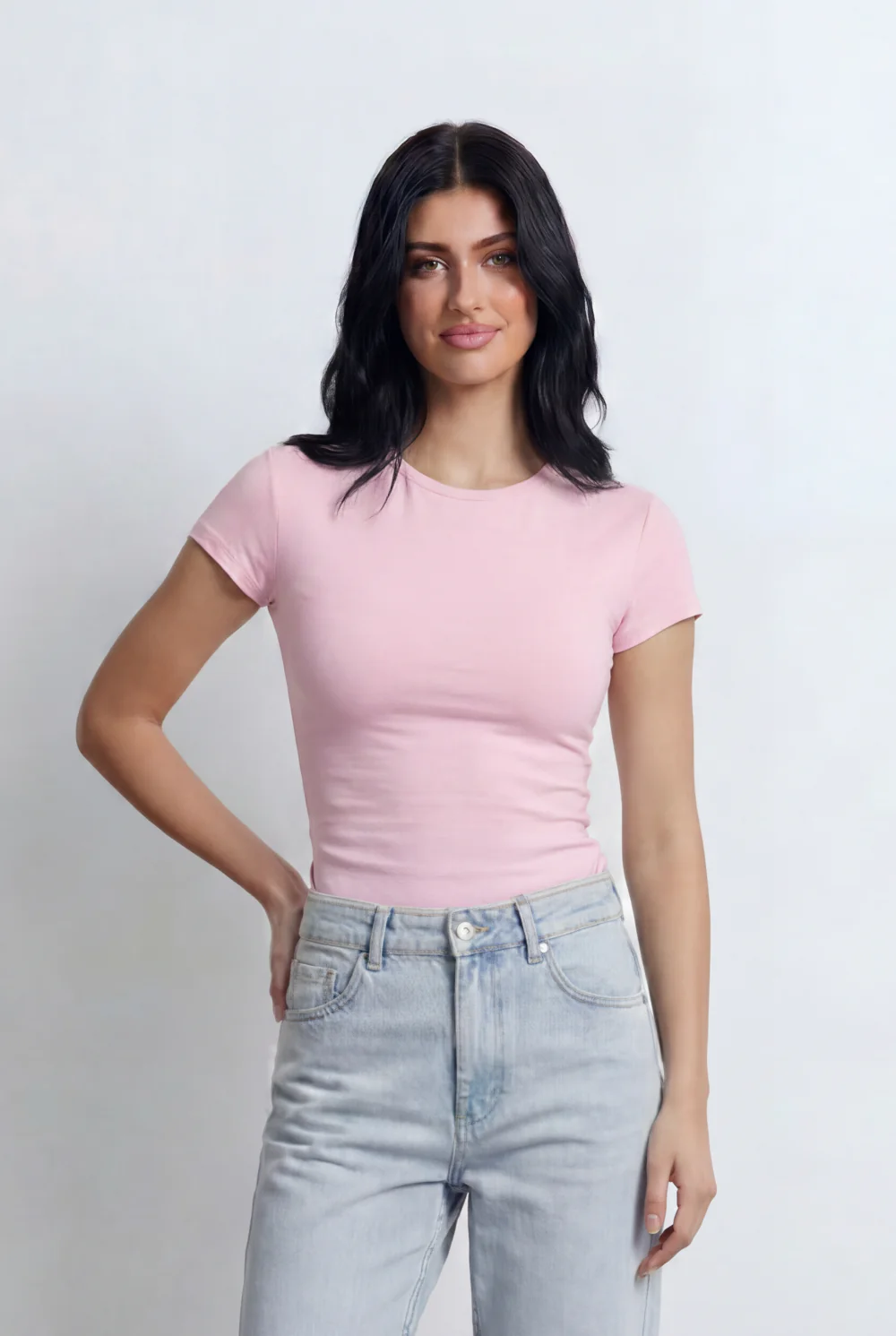 Women’s Tomato Store Classic Crew Neck Short Sleeve Basic Top T-Shirt - Image 9