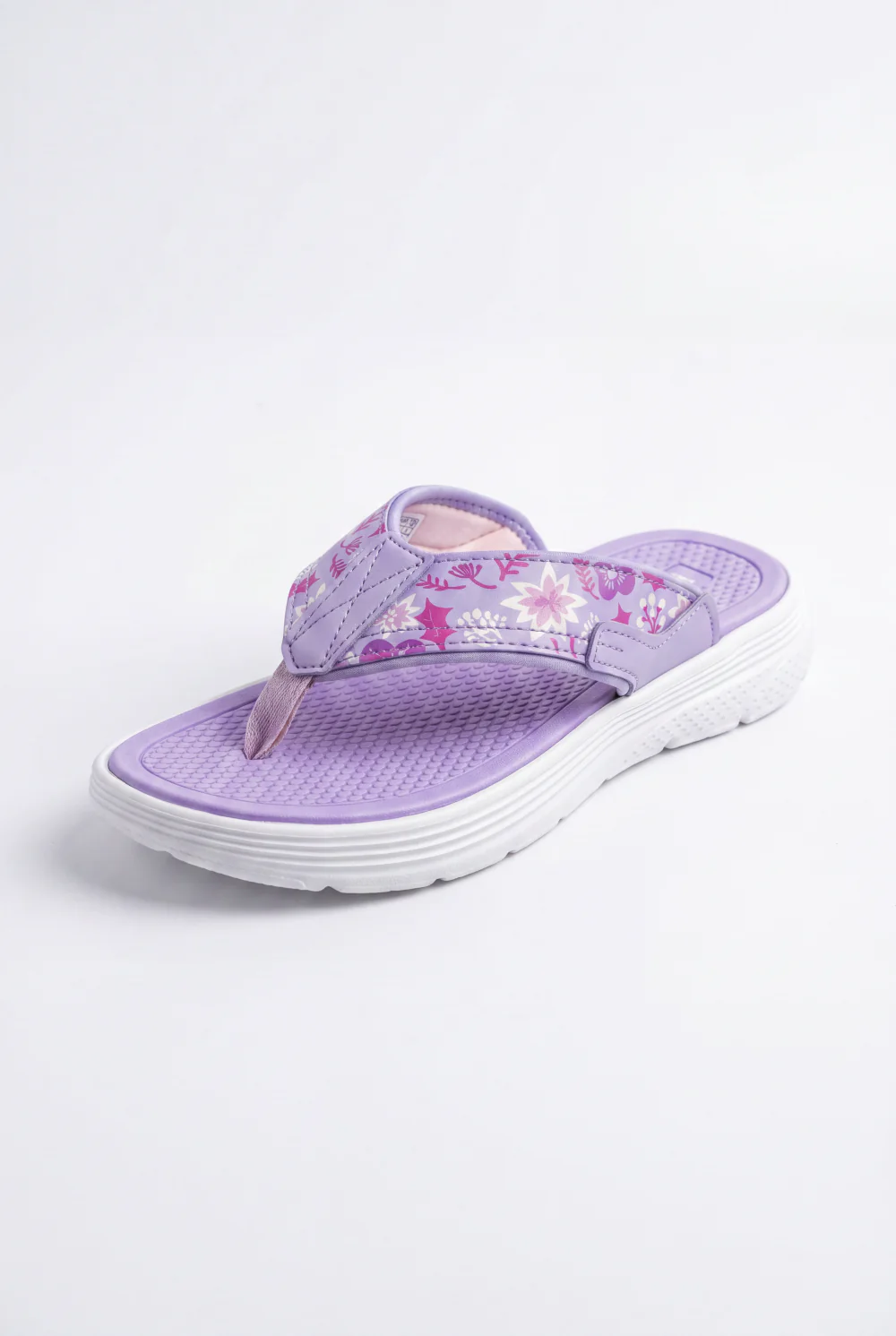 Women’s Duck Tomato Store Flip Flops Floral Printed Strap Cushioned Footbed Slipper - Image 7