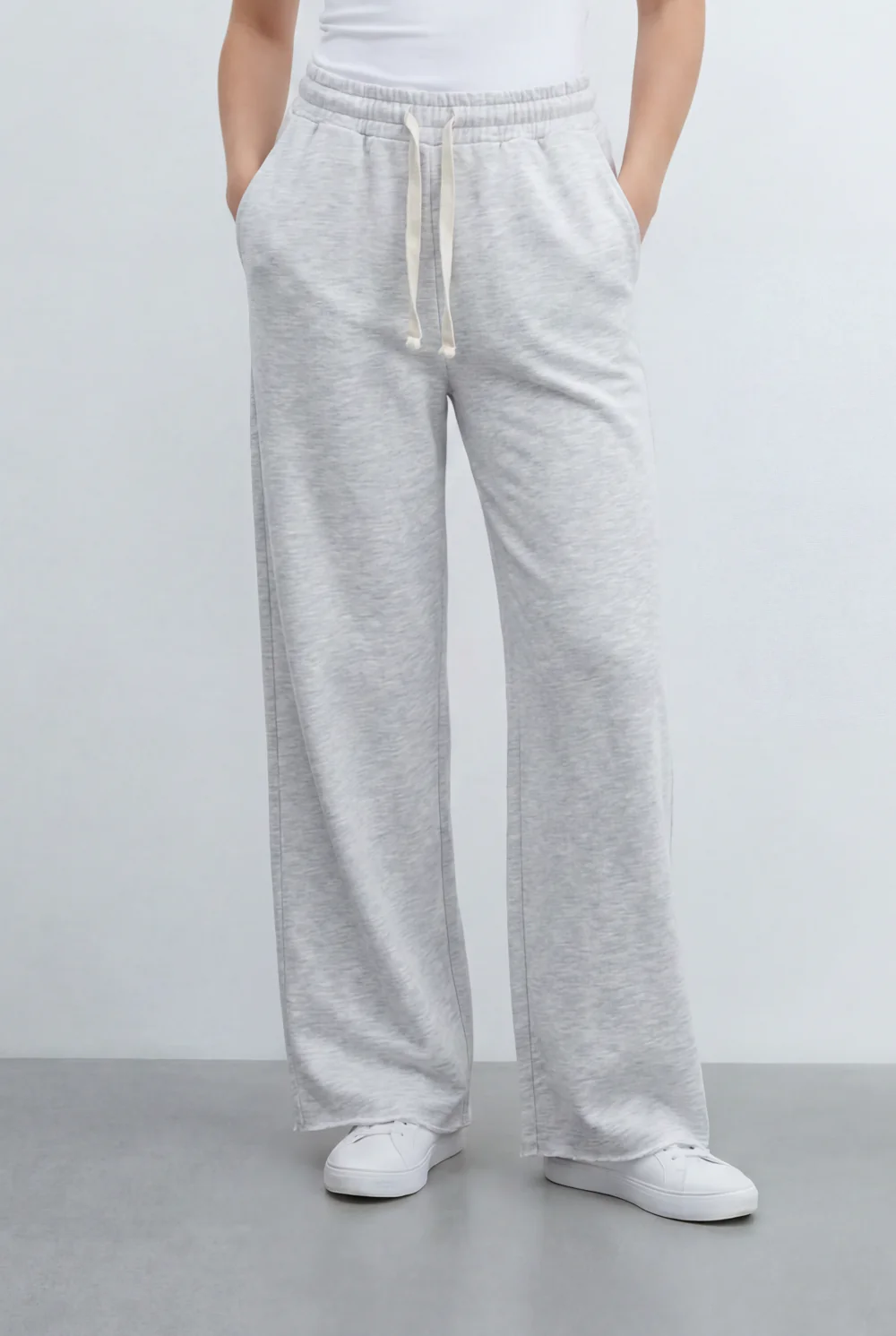 Women’s Tomato Store Fluid Lounge Sweatpants With Smooth Solid Surface Plain Dye Texture - Image 13