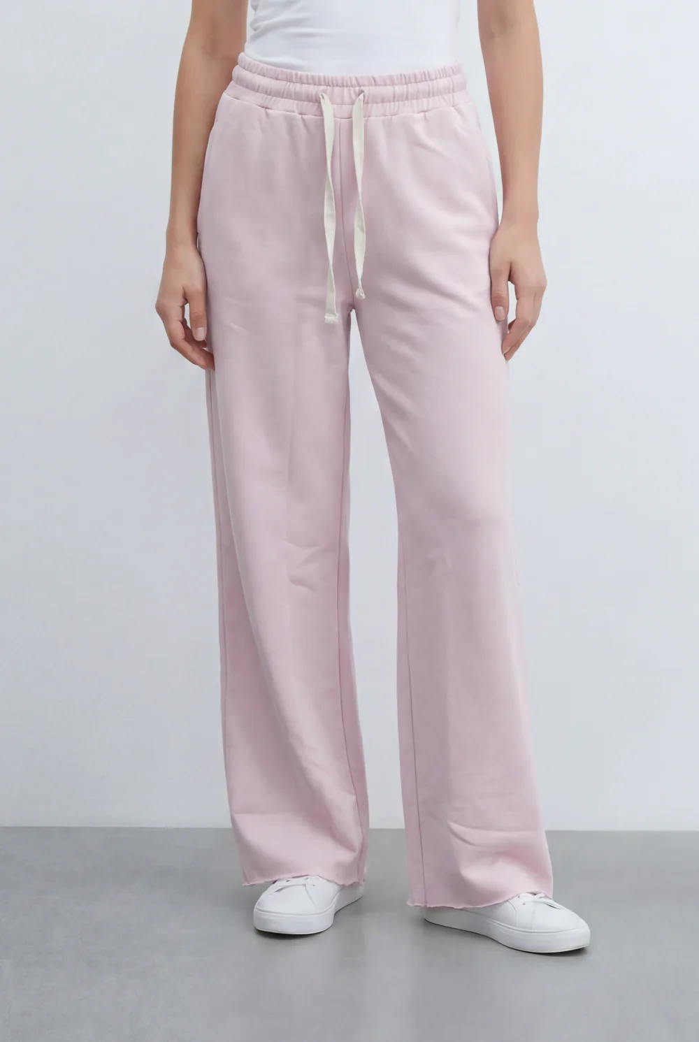 Women’s Tomato Store Fluid Lounge Sweatpants With Smooth Solid Surface Plain Dye Texture - Image 9