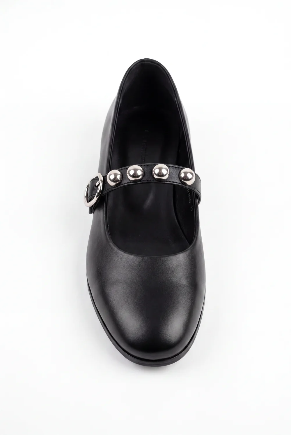 Women’s Tomato Store Mary Jane Ballet Flats Shoes Studded Strap Detail Adjustable Buckle Closure - Image 2